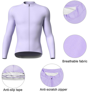 Maillot de Ciclismo de Manga Larga Reflectante para Hombre, Verano, MTB, Elegante, Cálido, Ropa de Ciclismo Profesional - Product Image 5