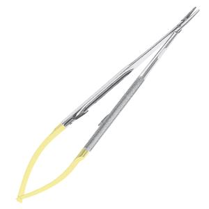 CASTROVIEJO PORTE-AIGUILLES T.C. (Courbé) Serrure à poignée ronde droite de 7 "Suture d'instrument chirurgical dentaire médical de qualité supérieure - Product Image 1