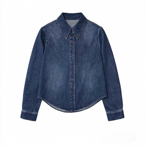 Chemise personnalisée pour homme à manches longues, col rond, 100 % coton tissé, respirante, décontractée, à carreaux, coupe classique, imprimée, OEM ODM - Product Image 3