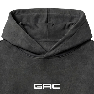Sudadera con Capucha Gris Oscuro 100% Algodón, Manga Larga, Servicio OEM, Ropa Casual Urbana, Venta al Por Mayor - Product Image 4
