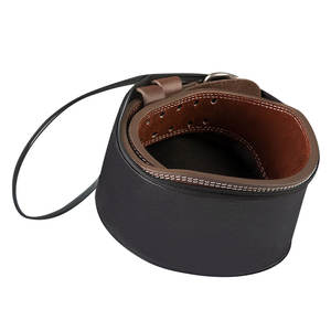 Cinturón de levantamiento de pesas de cuero acolchado de 4 pulgadas con hebilla de doble punta y diseño cónico, accesorios de gimnasio, soporte para la espalda, cinturones de powerlifting - Product Image 5