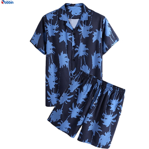 Colección de Verano, Camisa de Hombre Personalizada con Botones, Pantalones Cortos de Playa, Trajes de Verano para Hombre de Talla Grande, Cómodos y Transpirables - Product Image 3