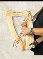 Machine Made Irish Music Instruments 12 Strings Celtic Baby Harp With Tuning Wrench Good Quality Top Sale Harps In Low MOQ