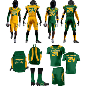 Uniforme de Fútbol Americano Unisex Más Vendido, Talla Grande, al por Mayor, para Adultos, Manga Larga, Ligero, 100% Poliéster - Product Image 1