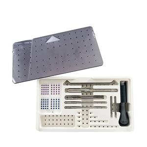 Plaque de reconstruction maxillo-faciale et instruments à tige en acier inoxydable et titane de Mahfooz Instruments - Product Image 4