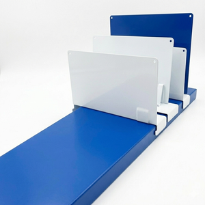 Custom PVC <b>Shelf</b> Divider Retail Store Display Organizer Plastic <b>Shelf</b> Separator Supermarket Product Divider Manufacturer - Product Image 2
