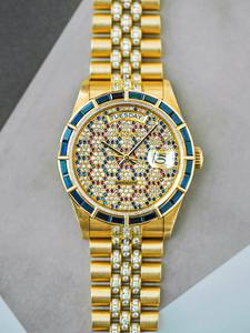 Montre de luxe entièrement sertie de diamants mosaïques de haute qualité pour hommes, édition limitée, mécanique automatique, date, mode hip-hop, acier inoxydable - Product Image 2