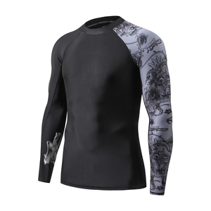 Professional Mens Rash Guard Full Sleeve Breathable <b>Athletic</b> Fitness Shirt Premium Manufacturer - Product Image 4