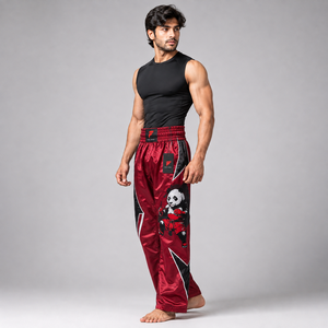 Pantalon de kick-boxing léger conçu pour la vitesse, l'agilité et des mouvements illimités pendant le sparring et la compétition - Product Image 2