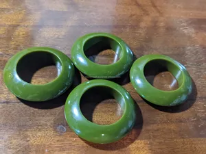 New Style Resin Napkin Ring Hotel Ware Decorative <b>Tissues</b> Accessories for <b>Wedding</b> Collectable Logo Printed Napkin Rings - Product Image 2