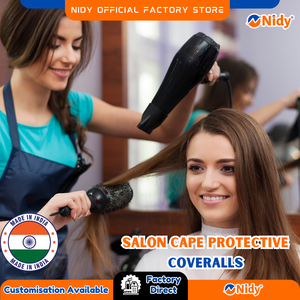 Nidy Cape de Coiffure Jetable Imperméable pour Hommes et Femmes – Idéale pour Salons - Product Image 6