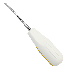 Luxating Elevator Curved 3mm <b>Silicone</b> Handle Dental Extraction Instrument Stainless Steel Root Elevator Atraumatic <b>Tool</b> - Product Image 3