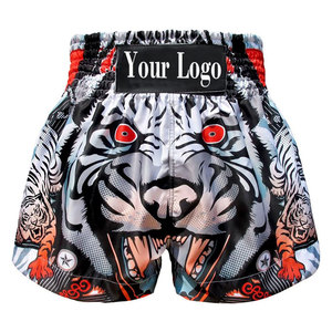 Shorts de combat MMA, Kick Boxing, Muay Thai, extensibles, unis, vente en gros OEM, logo personnalisé, vêtements d'entraînement pour hommes, légers et respirants - Product Image 1