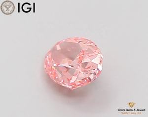 เพชรทรงรี 1.00 กะรัต พร้อมใบรับรอง IGI เพชร CVD ที่ได้รับการเพาะเลี้ยงในห้องปฏิบัติการ สีชมพูสดใสแฟนซี ความสะอาดระดับ VS2 สำหรับจี้เพชรหรูหราสำหรับเจ้าสาว - Product Image 6