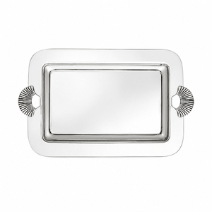Bandeja Rectangular de Acero Inoxidable con Asas Doradas, Bandeja Decorativa Martillada para Mesa de Centro, Bodas y Decoración de Hoteles - Product Image 3