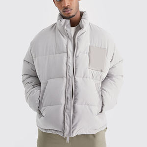 Chaqueta de Plumón Personalizada para Hombre, Diseño Nuevo, Brillante, de Lujo, para Invierno, Resistente al Viento y Cálida - Product Image 5