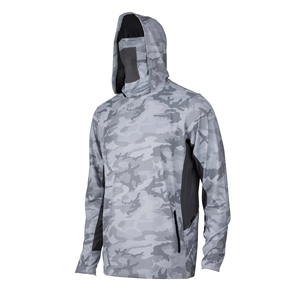 Custom Wholesale UPF 50 Men Heat-Transfer Printed Waterproof Quick Dry Polyester <b>UV</b> <b>Protection</b> Long Sleeve Performance Front - Product Image 5