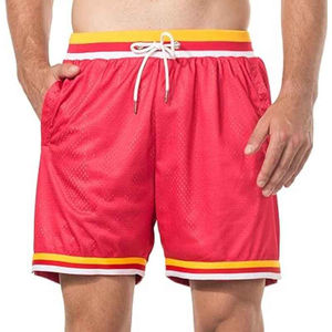 Shorts de course non tissés à séchage rapide pour hommes, taille haute élastique, respirants, écologiques, avec cordon de serrage, anti-transpiration, pour le basketball - Product Image 6