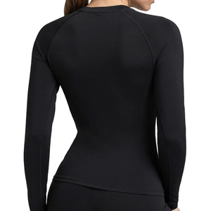 Chemises de compression formelles pour femmes à manches longues, légères, respirantes, séchage rapide, couleur unie, haute qualité, vente chaude - Product Image 3
