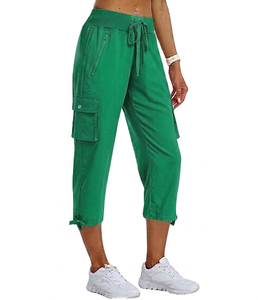 Most popular lightweight durable relaxed fit best new famous fashion Women Cargo Trousers Custom hot selling Women Cargo Trouser - Product Image 1