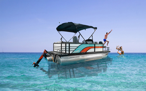 Bote Pontón Deportivo <span class=keywords><strong>de</strong></span> Aluminio F-16 para Pesca y Turismo, 6 Plazas, Certificado CE, Motor Fuera <span class=keywords><strong>de</strong></span> Borda <span class=keywords><strong>de</strong></span> <span class=keywords><strong>Gasolina</strong></span>, Control Remoto <span class=keywords><strong>de</strong></span> Alta Velocidad - Product Image 2