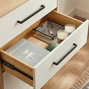 Poignée de meuble moderne en alliage de zinc pour chambres, salles à manger, salons, tiroirs de cuisine et commodes - Design contemporain et durable - Product Image 5