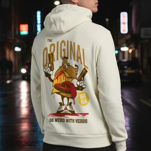 Sudadera con Capucha de Moda Casual para Hombre, con Diseño Personalizado, Estampado Puff, Bordado con Logotipo, Sudadera Extra Grande de Moda Urbana - Product Image 3
