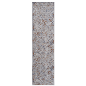 พรมปูพื้นลายเรขาคณิตสีเบจ PAYAS Collection 2x8 - Product Image 1