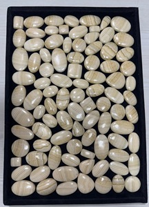 Cabujón de Ágata Amarilla Natural |   Lote de Gemas Sueltas de Alta Calidad en Diversas Formas y Tamaños para la Fabricación de Joyas, para Compradores de EE. UU. - Product Image 4