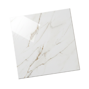 2026 Premium Calacatta Gold 600x1200mm Baldosa de Porcelana Pulida de Lujo con Absorción de Agua para Proyectos de Villas y Hoteles - Product Image 1