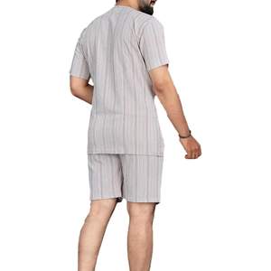 Nouveaux ensembles décontractés d'été en polyester pour sublimation numérique : T-shirt et short imprimés sur toute la surface, style Ringer - Product Image 2