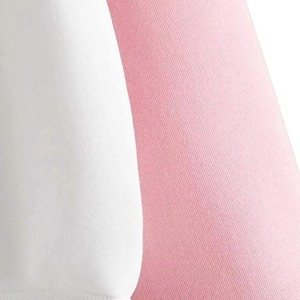 เสื้อฮู้ดแบบยูนิเซ็กซ์ คอปกตัดสี แขนเสื้อแบบแร็กแลน ทรงโอเวอร์ไซส์ สไตล์ลำลอง ผ้าถัก มีกระเป๋า ดีไซน์สำหรับฤดูใบไม้ร่วง สีขาว ชมพู ฟ้า - Product Image 4