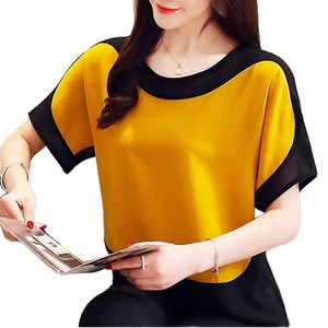 Blusa de punto de corte regular para mujer, 100% algodón, de secado rápido, precio económico; camisetas de secado rápido con diseño único para hombre. - Product Image 1