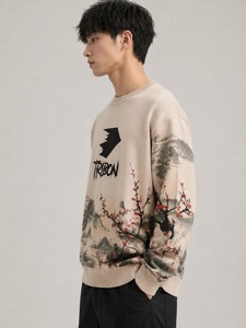 Sudadera de Invierno para Hombre con Interior Suave, Corte Holgado, Poliéster/Algodón, Construcción de Alta Calidad para Uso Diario en Todas las Temporadas - Product Image 4