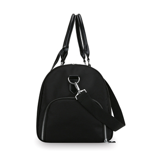 Sac de voyage en nylon pour homme, forme ovale, fermeture à glissière, double poignée, capacité de 20 à 36 L, résistant à l'eau, compartiments multiples - Product Image 3