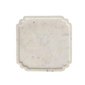 Elegant White Marble Rectangular Serving <b>Tray</b> Luxury Decorative <b>Tray</b> for Home Premium Marble Platter for <b>Kitchen</b> and Dining - Product Image 4