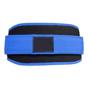 Ceinture de soutien de la taille réglable en néoprène, fermeture à boucle respirante pour la musculation, l'entraînement en force, unisexe, bleu noir - Product Image 3