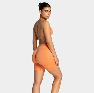 Shorts de Yoga Delgados de Verano para Mujer, Casuales, de Color Sólido, Cintura Baja, Ajustados, de Algodón, para el Día a Día - Product Image 4
