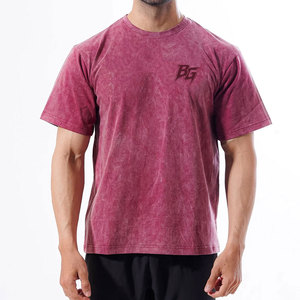 เสื้อยืดสตรีทแวร์ผู้ชายสไตล์วินเทจ ผ้าคอตตอน 100% ซักย้อมสีเอซิด นุ่มสบาย แห้งเร็ว เหมาะสำหรับแฟชั่นฤดูร้อนในเมือง - Product Image 1