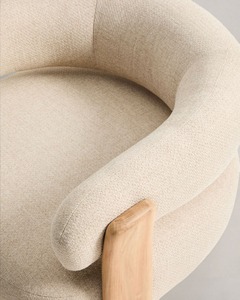 โซฟาดีไซน์ใหม่ หุ้มเบาะนุ่มสบาย เก้าอี้พักผ่อน ชุดเฟอร์นิเจอร์โซฟา ทำจากไม้สัก - Product Image 5