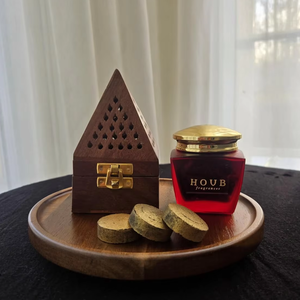 Mejor quemador de incienso de madera Bakhoor, quemador de incienso de resina Madkhan Bakhoor para el hogar y regalos - Product Image 1