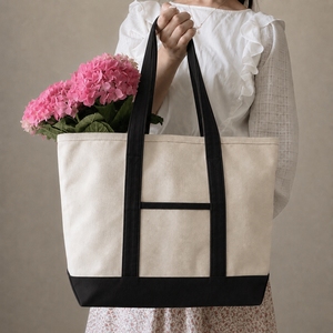 Extra Thick <b>Canvas</b> Storage <b>Bag</b> for Home Organization | <b>Large</b> Capacity Cotton <b>Canvas</b> Travel Tote <b>Bag</b> - Product Image 4