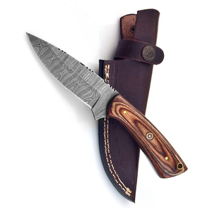 Couteau de chasse personnalisé avec lame et manche en acier inoxydable pour équipement de plein air, couteaux fabriqués en usine à vendre - Product Image 6