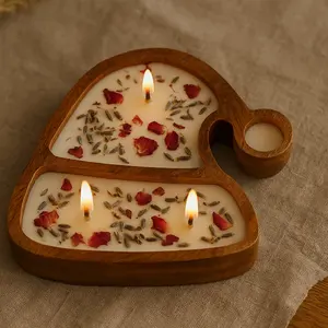 Contenedor de cera para velas con forma de gorro de cumpleaños, 14 cm de altura y 12.5 cm de longitud, pequeño tazón decorativo tallado para guardar objetos. - Product Image 3