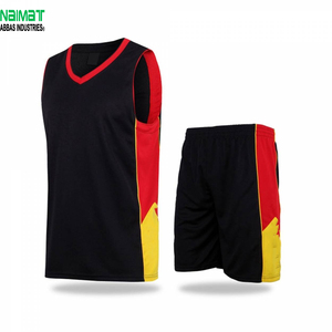 Custom Sublimation Basketball Uniform <b>Set</b> Breathable V Neck Team Training Jersey and Shorts Quick Dry Sportswear for Men - Product Image 1
