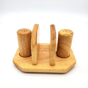 Accesorios de lujo para la decoración del hogar, mesa de chef, decoración de madera hecha a mano, utensilios de cocina ecológicos, salero de especias recargable, estilo moderno de granja. - Product Image 1