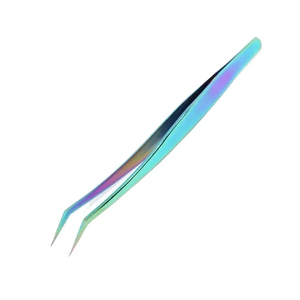 Pince à épiler pour extensions de cils en gros, marque privée, outils de maquillage, acier inoxydable, haute qualité - Product Image 1