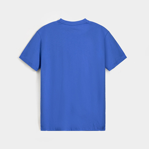 T-shirt en tricot rayé pour homme, manches courtes, col rond, coupe classique, vêtements décontractés - Product Image 4