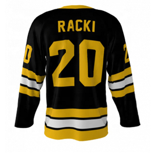 Camiseta de hockey sobre hielo profesional personalizada, uniforme de entrenamiento con su nombre y número impresos, para jóvenes y adultos, gran venta. - Product Image 2