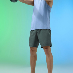 Wholesale Men Shorts Fitness Sports Training Mens Short Men Gym Shorts Gym Training Shorts workout breathable <b>comfy</b> weightlift - Product Image 4